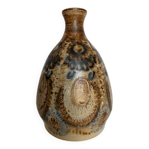 vase en céramique signé