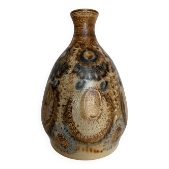 Vase en céramique signé JC Courjault