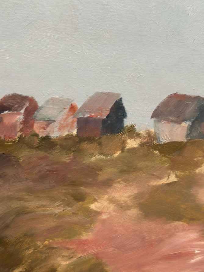 Original Swedish Oil on Panel – “Landskap”by J. Emel – Signed – Vintage