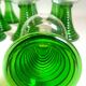 Set of 10 Alsatian Roemer glasses from the 1970s, height 16 cm.