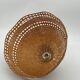 Suspension / Rattan lamp / wicker / natural fibers, vintage