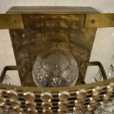 1970s brass pendant wall lights