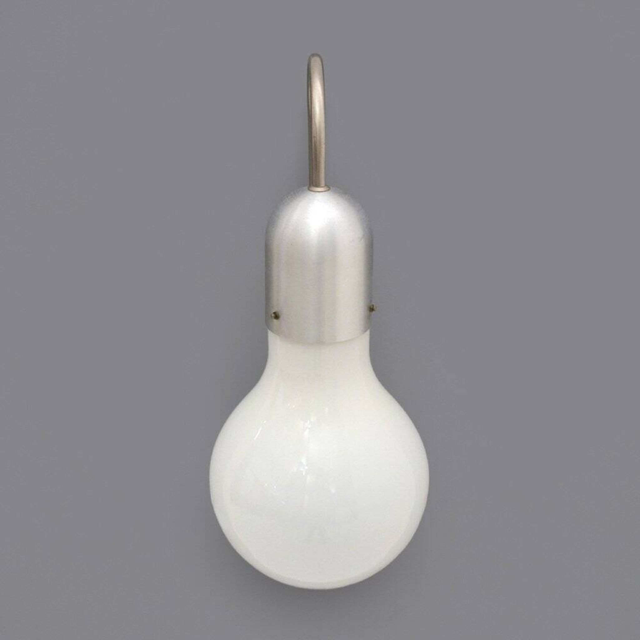 Wall lamp with glass diffuser by Stilux Milano, 1960s.
