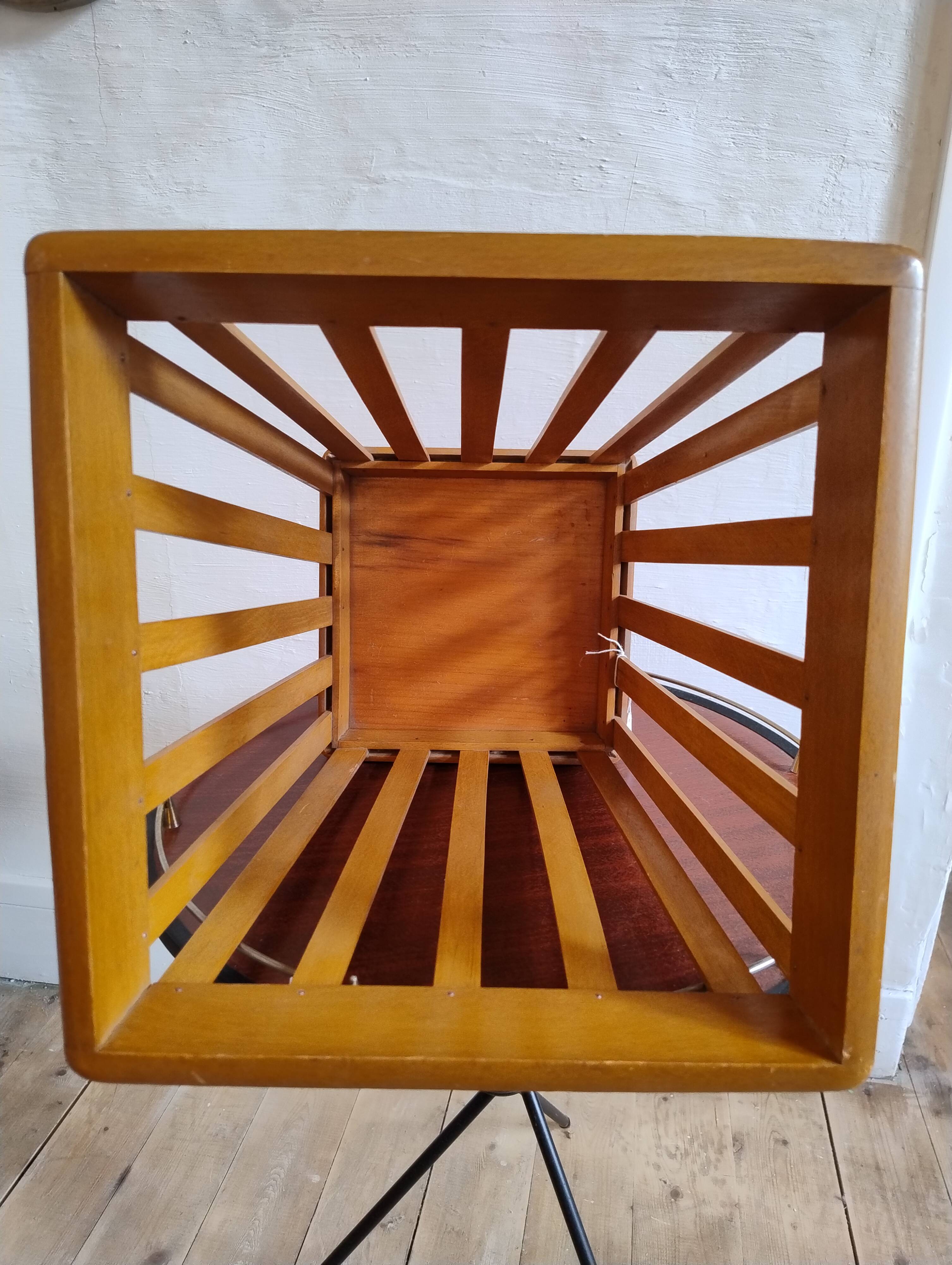 Wooden basket from the 1950s