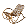 Rocking chair in rattan for children