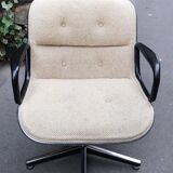 Pair of armchairs by Charles Pollock for Knoll circa 1970