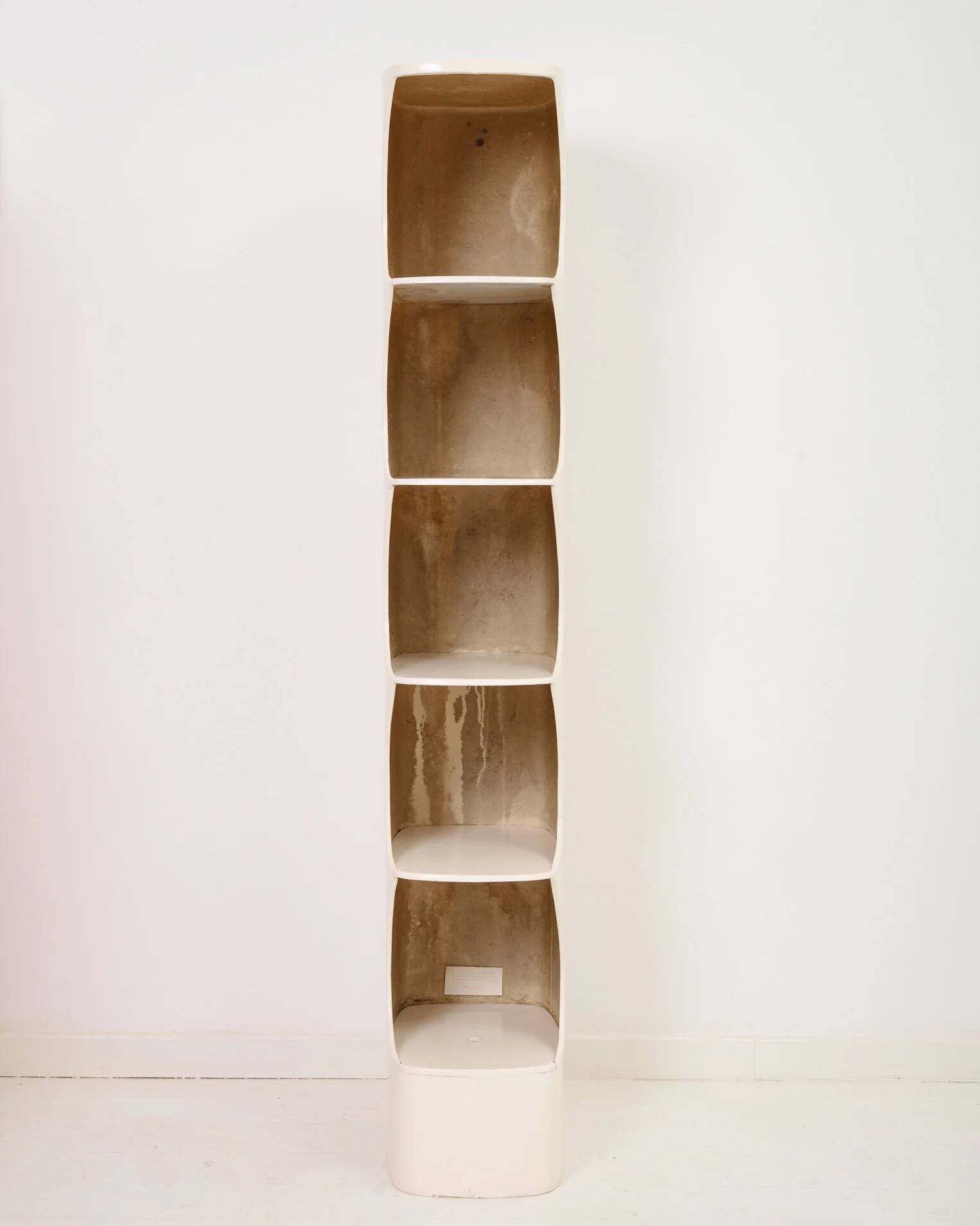 White "Totem" column, Valeric Doubroucinskis, Rodier 1970s