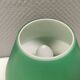 Retro green 'mushroom' table lamp, Danish from the 1980s-90s.