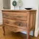 Commode sauteuse entierement sablée décapée