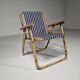 Bamboo and brass folding chairs, Italy, 1960s