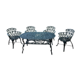 Ancient cast iron garden lounge