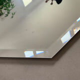 Hexagonal beveled mirror
