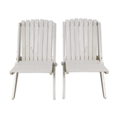 Paire de chaises ciseaux pliantes, 1950