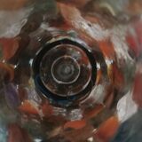 Table lamp gilded wood and stones