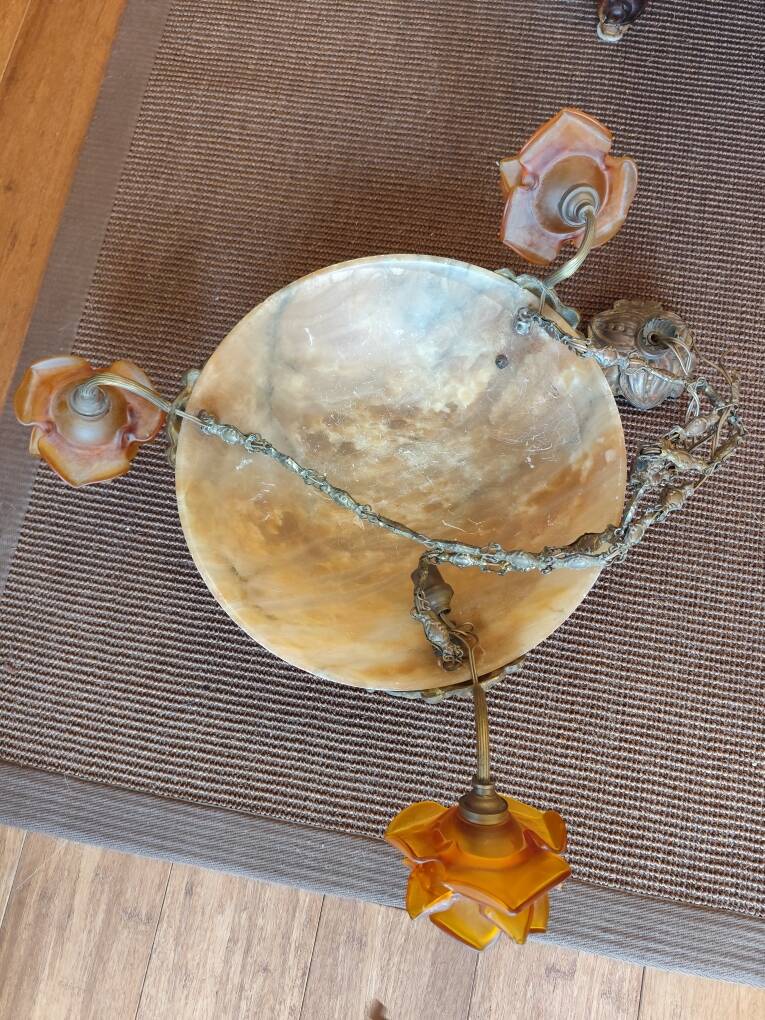 Art Deco pendant light in Luneville