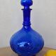 Blue glass carafe