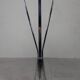 Standing chrome lamp in Art Deco style, Jules Dewaele Brussels, 1950