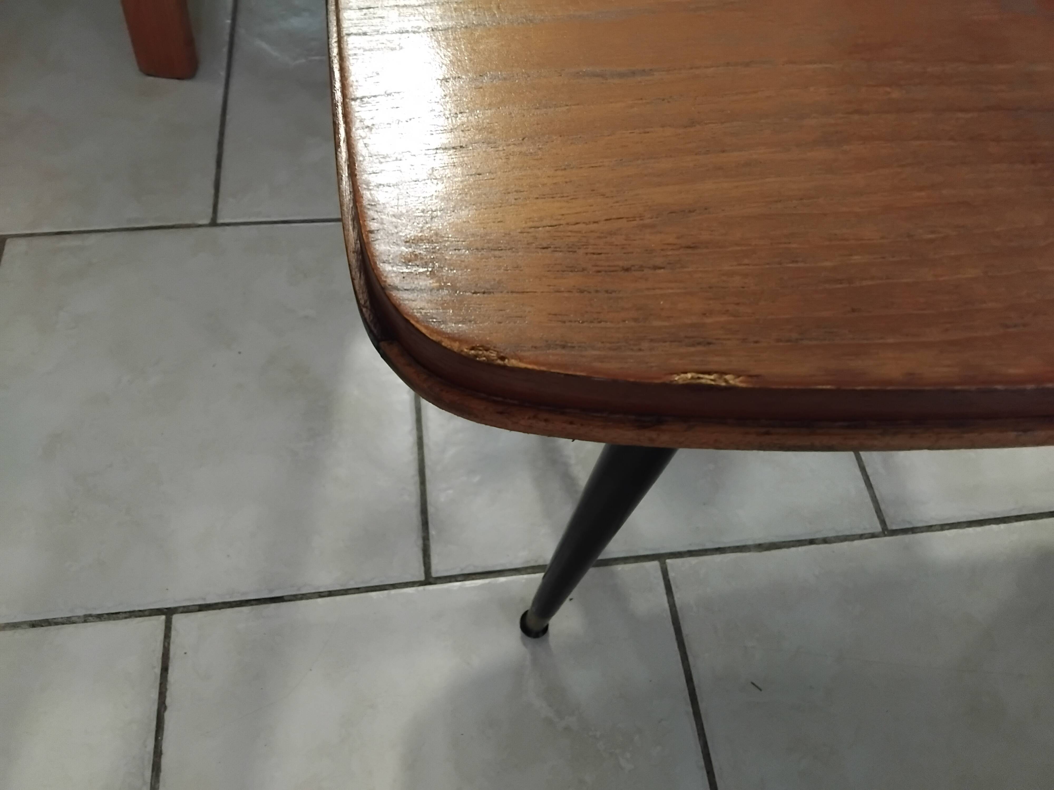 Vintage coffee table from the 1950s design.