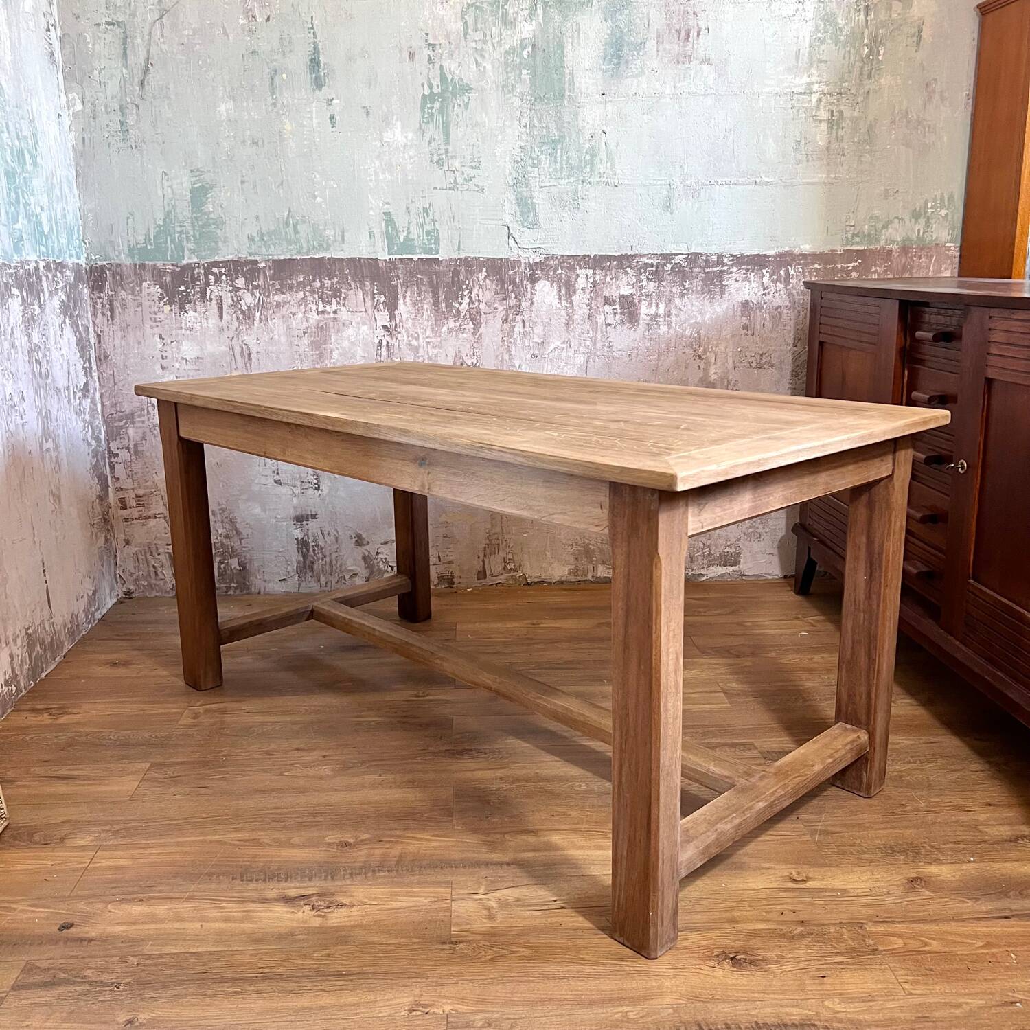 Oak farmhouse table