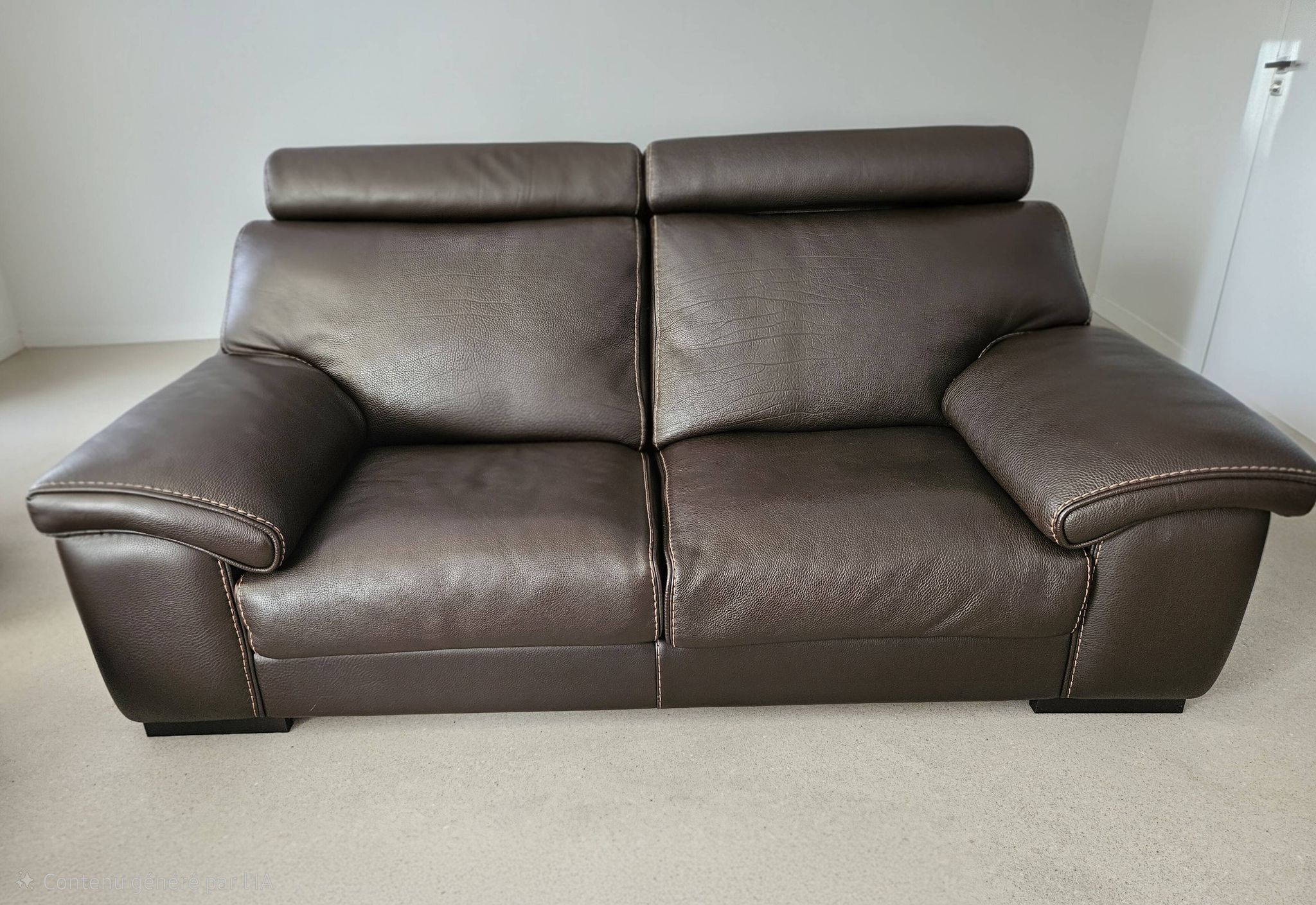 Canapé cuir Ascot Roche Bobois