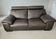 Ascot leather sofa Roche Bobois