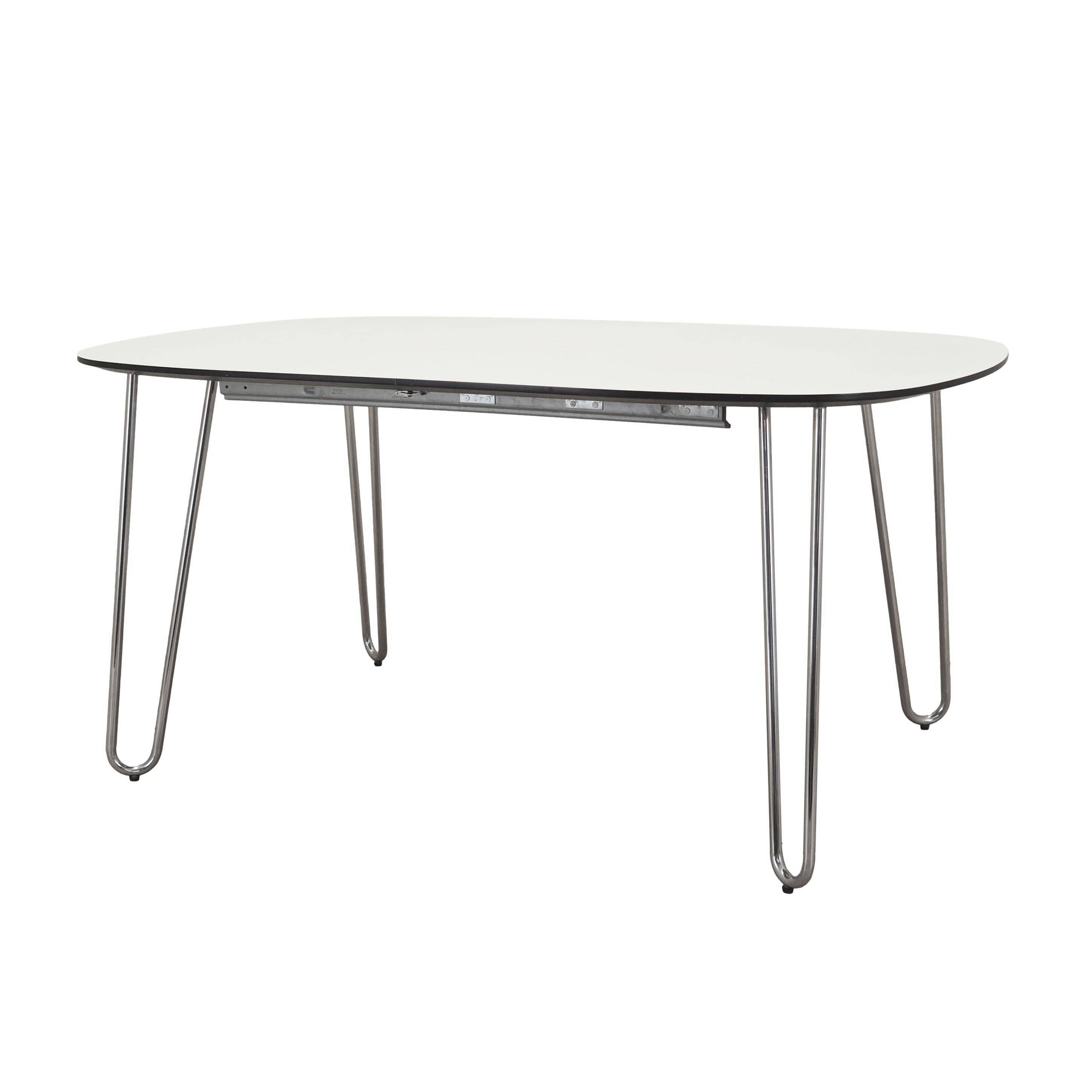 Table blanche, design italien, années 1990, production : Italie