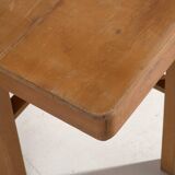 Antique solid wood work table – European side table – circa 1920–1950