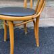 Set de 4 chaises bois courbé viennoise bistrot