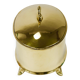 Boîte à couvercle ou bol en laiton Art Nouveau d’Otto Prutscher, Melzer & Neuhardt, années 1920