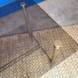 Smoked glass coffee table circa 1970