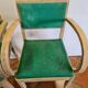 Paire de fauteuils bridges en hêtre
