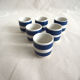 Series of 6 earthenware cockroaches