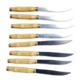Bamboo handle knives