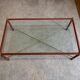 Coffee table in the style of Jacques Adnet, France, 1960s