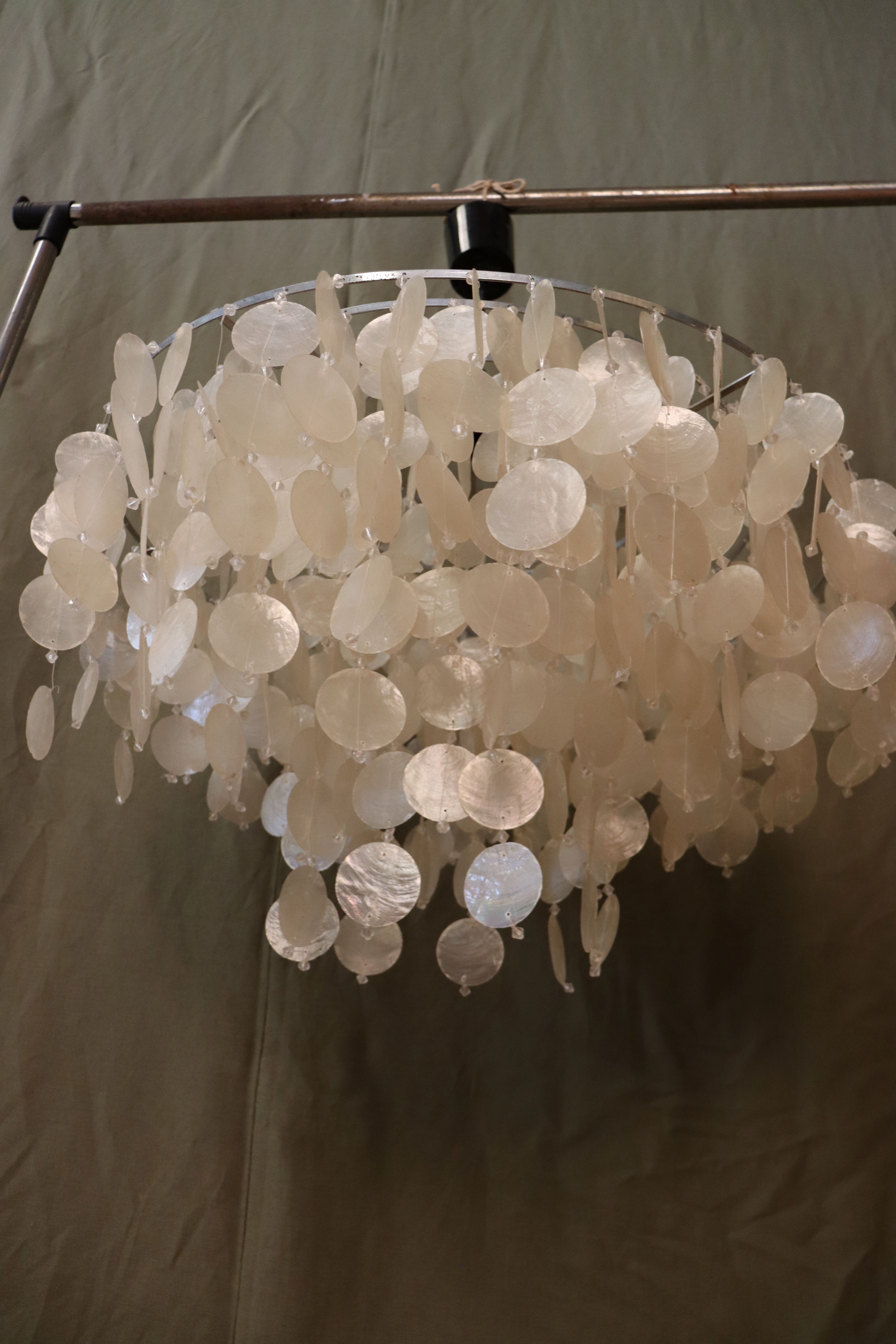 Mother-of-pearl chandelier