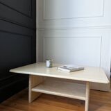 Vintage coffee table in travertine