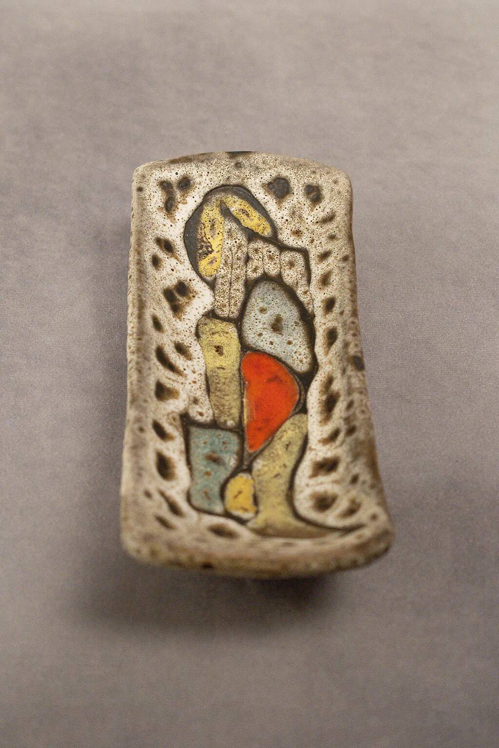 4 ceramic fat lava bowls by Marius Bessone – Vallauris – Mid-century