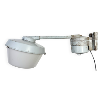 Applique industrielle grise d'Elektrosvit, années 1970