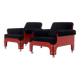 Rare Set of 2 ‘t Spectrum ‘SZ85’ Lounge Chairs by Jan Pieter Berghoef 1960s