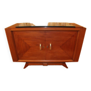 Art deco sideboard in mahogany black marble top