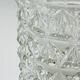 Massive bedside lamp in cut glass