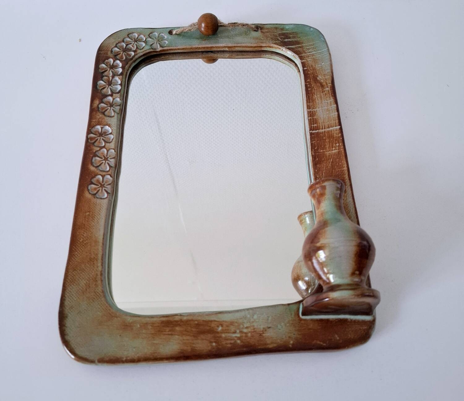 Miroir céramique 70's
