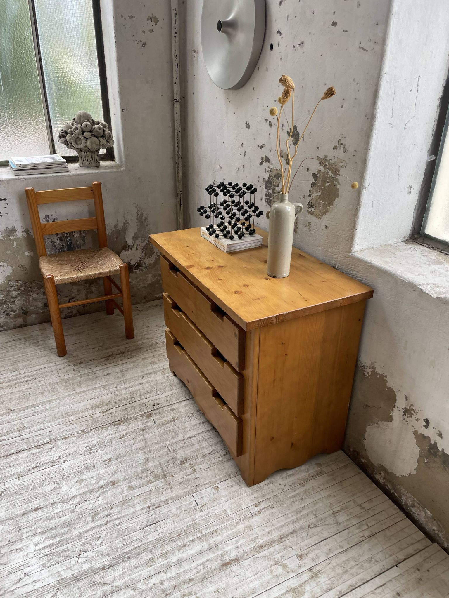 Commode en pin années 80 mobilier montagne