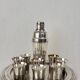 Cocktail shaker service & cups in silver metal