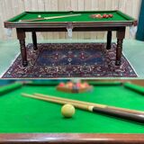 English billiards of the 1950s in mahogany