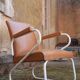 60s armchair with tubular legs, Ronéo style