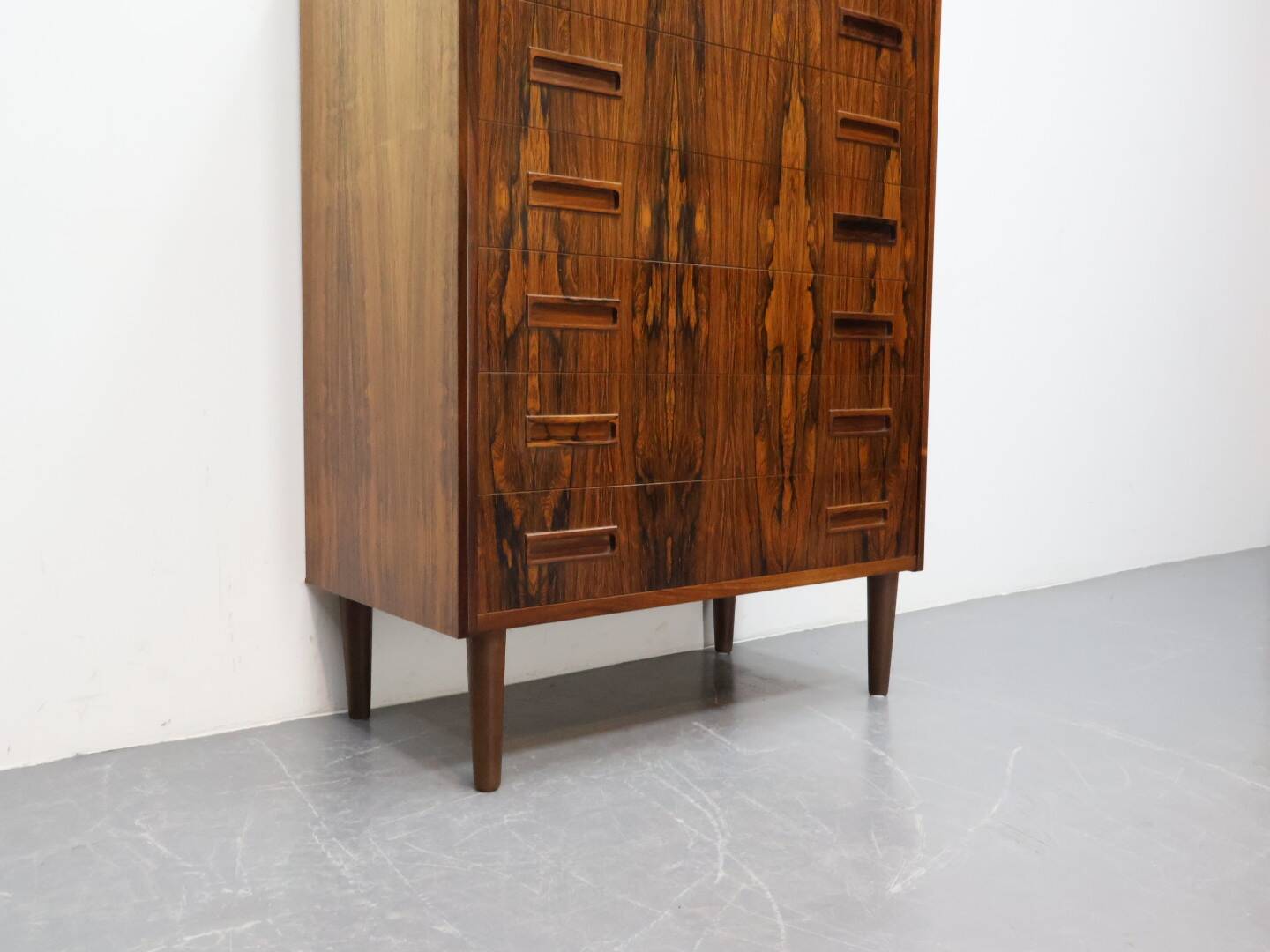 Deense ladekast palissander P. Westergaard vintage