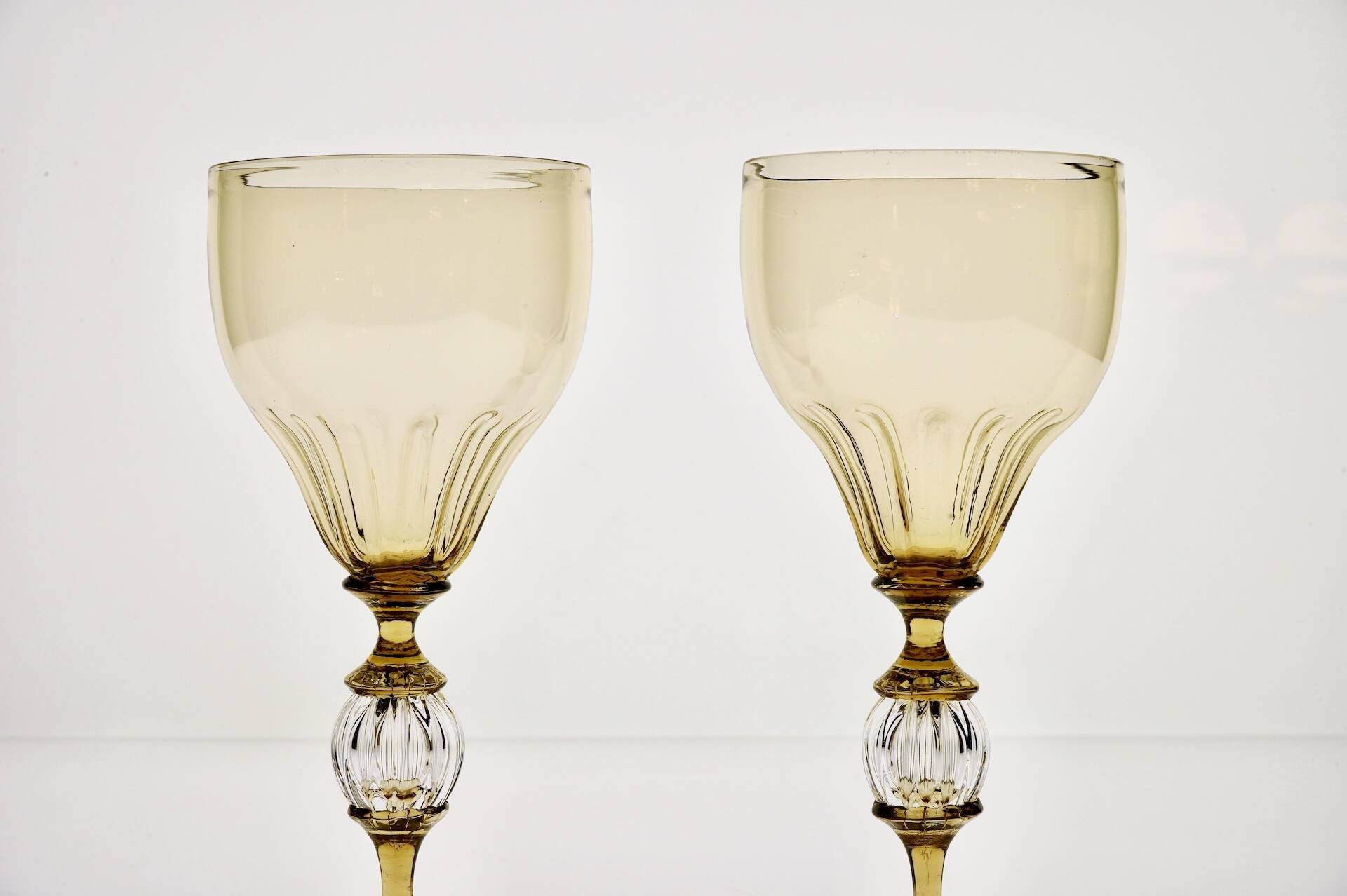 Calici in glass smoked from Cenedese Murano