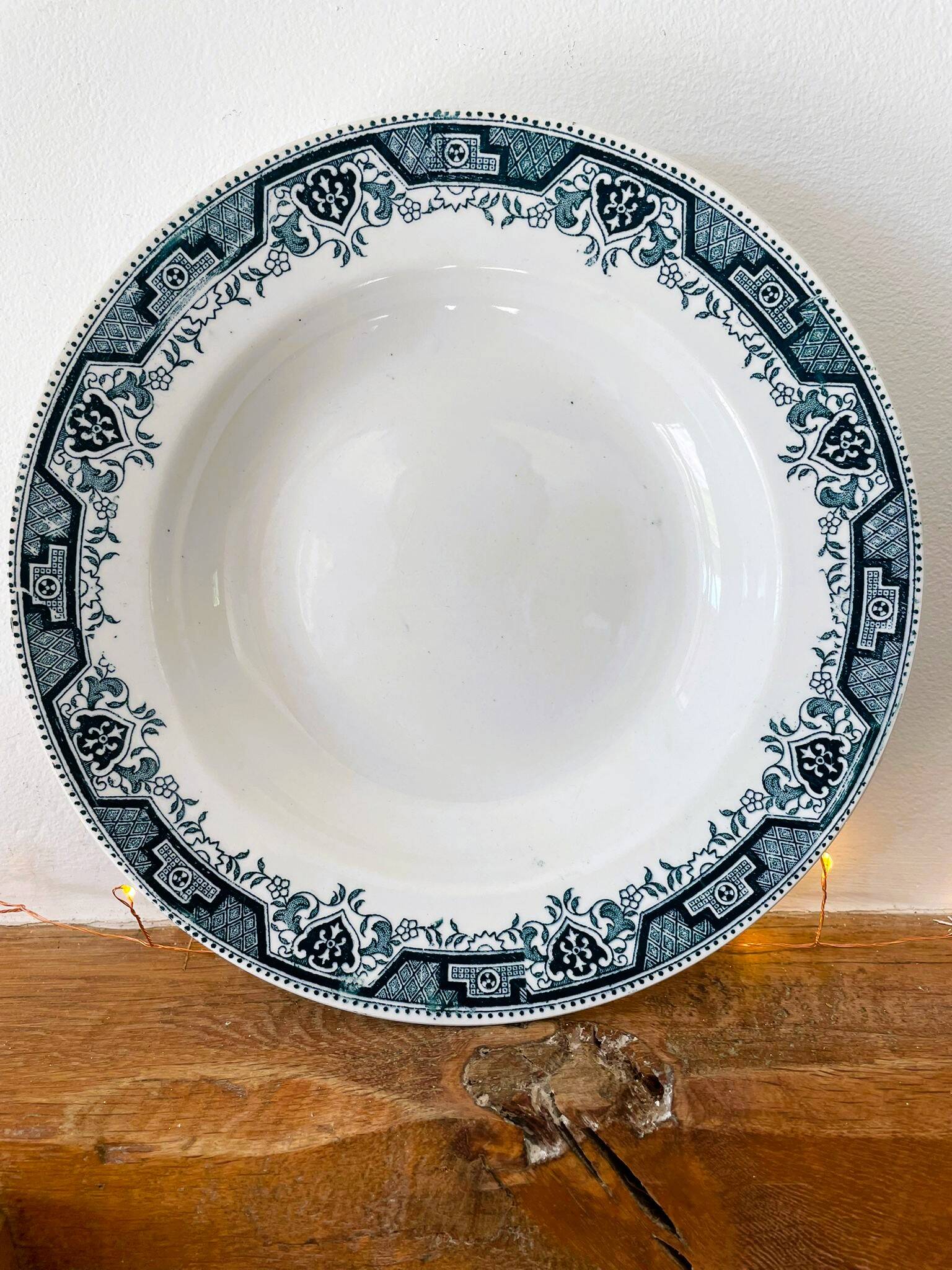 Lot of 6 ironstone plates (Morocco series)