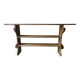 Antique solid wood wall shelf